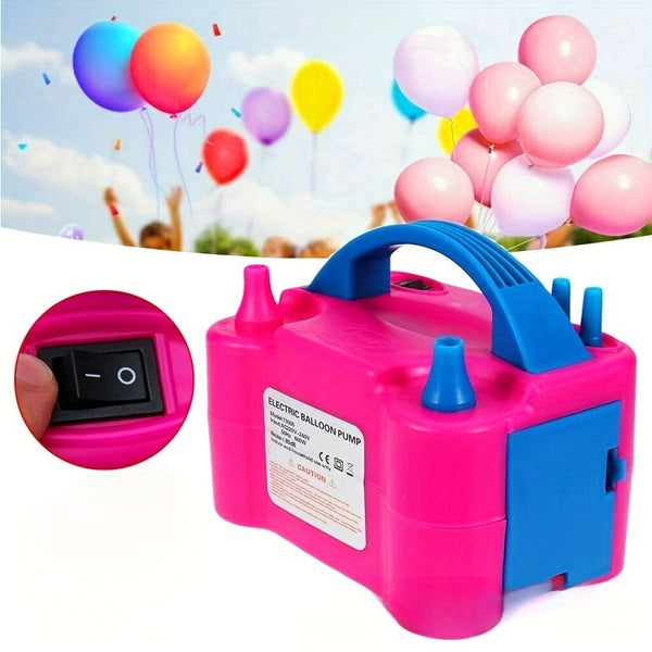 Balloon Pump Electric Pump Kids Birthday Party Supplies Wedding Supplies Double Balloon Electric Pump.